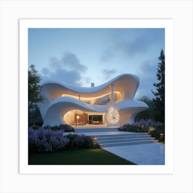 Futuristic House 6 Art Print