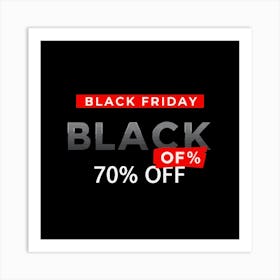 Black Friday Sell Post Templates Design (14) Art Print