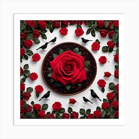 Red Roses 12 Art Print