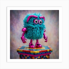 Monster Stock Videos & Royalty-Free Footage Art Print