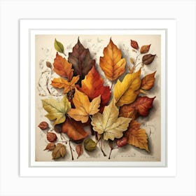 Autumn Leaves 19 Art Print 1 Art Print