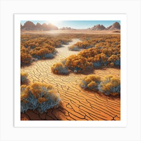 Desert Landscape 27 Art Print