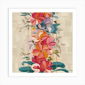 Floral Wall Art Art Print