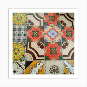 Tiled Floor Art Print