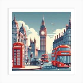 London Street Art Art Print