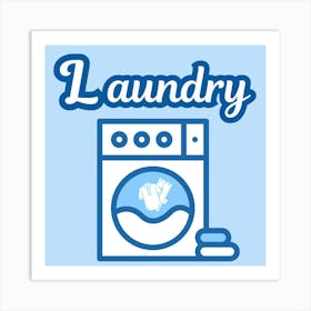 Laundry Machine Art Print