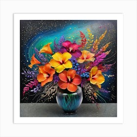 Flowers In A Vase 33 Art Print