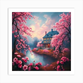 Cherry Blossoms 8 Art Print