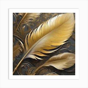 Feathers 9 Art Print