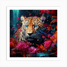 Jaguar In The Jungle 1 Art Print