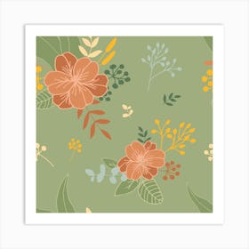 Floral Background 6622475 1280 Art Print