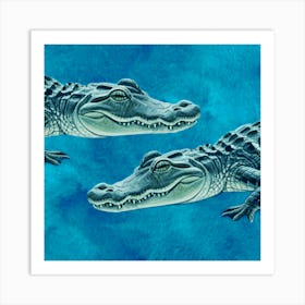 Alligators Art Print