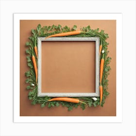 Carrots In A Frame 39 Art Print