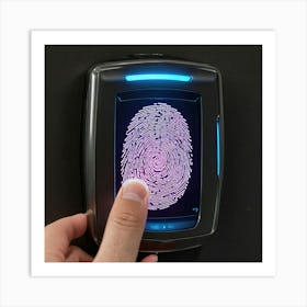 Fingerprint Scanner 3 Art Print