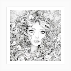 Mermaid 11 Art Print