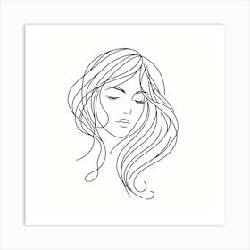 Portrait Of A Woman 6 Art Print