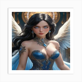 Angel Of The Sky Art Print