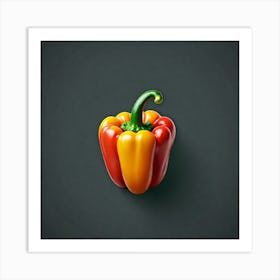 Red And Yellow Pepper Art Print