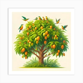 A Beautiful Mango Tree 2 Art Print