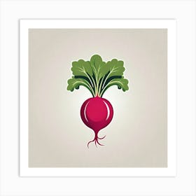 Beet logo 7 Art Print