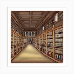 Library Art Print