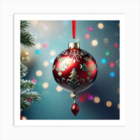 Christmas Ornament 5 Art Print