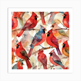 Cardinals 4 Art Print