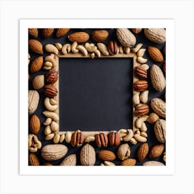 Frame With Nuts 3 Art Print