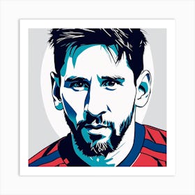 Lionel Messi 2 Art Print