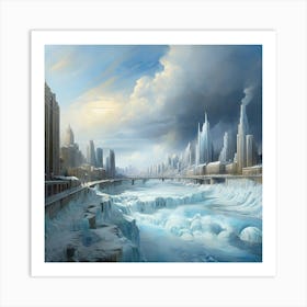 Ice City Art Print