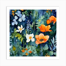 Wildflowers 25 Art Print