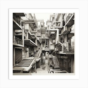 Futuristic City Art Print