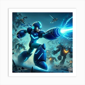 Mega Man X Art Print