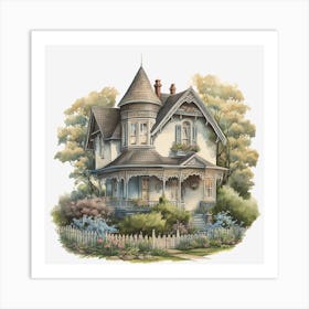 Victorian House 2 Art Print