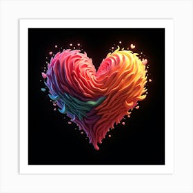 Heart Of Love Art Print