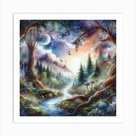 Fairytale Forest 13 Art Print