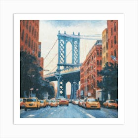 Manhattan Bridge Art Print