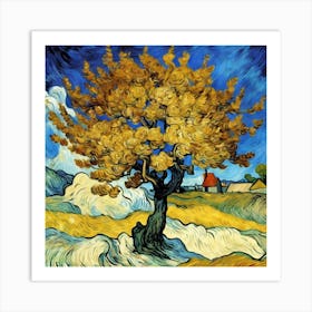 Mulberry Tree, c.1889 Vincent van Gogh 6 Art Print