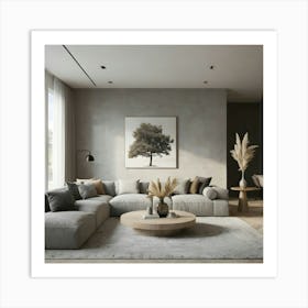 Modern Living Room 115 Art Print