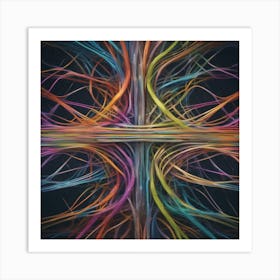 Abstract Cross - Abstract Stock Videos & Royalty-Free Footage Art Print