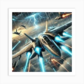 Sky Hawks Alliance Army Art Print