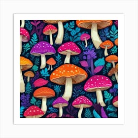 1000013796 Mushrooms Art Print