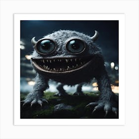 Monster In The Night Art Print