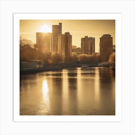 A Golden Sunshine Art Print 1 Art Print