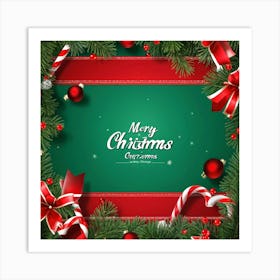 Christmas Background 14 Art Print