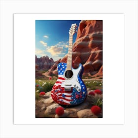 Red, White, and Blues Art Print