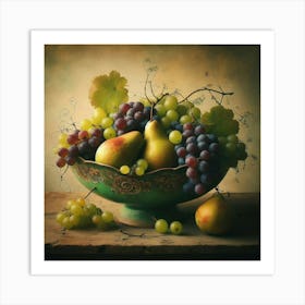 Fruit Bowl Art Print