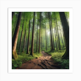 Forest Path Art Print