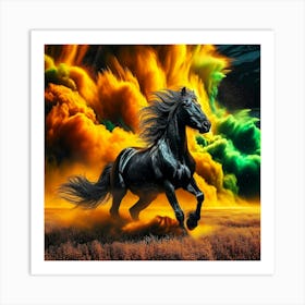 Creative Horse Beauty Illustration Nr 176 Art Print