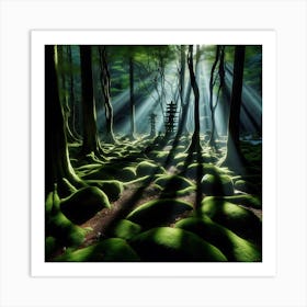 Mossy Forest 2 Art Print